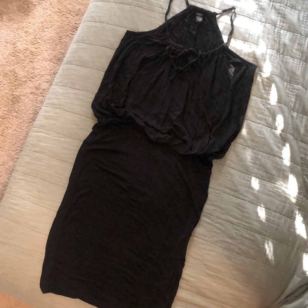 Victoria’s Secret black knit mini dress- size S/P